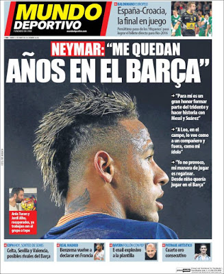 Portada Mundo Deportivo: Neymar Portada Mundo Deportivo: Neymar
