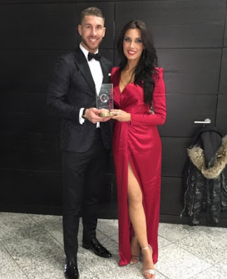 La gala del Balón de Oro en Instagram sergio ramos pilar rubio