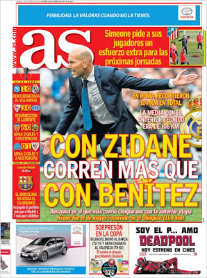 Portadas AS: Zinedine Zidane