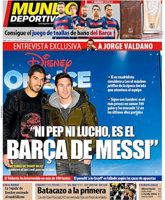 Portadas Mundo Deportivo: el Barça de Messi