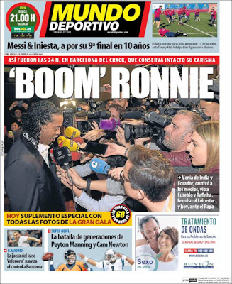 Portada Mundo Deportivo: Boom Roonie Portada Mundo Deportivo: Boom Roonie