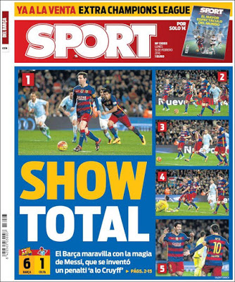 Portada Sport: Show total Portada Sport: Show total messi penalti asistencia suarez cruyff