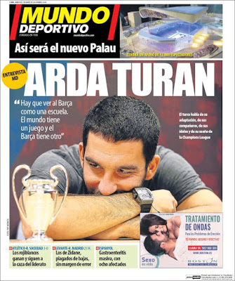 Arda Turan y su sueño de Champions, hoy Levante-Madrid: las portadas