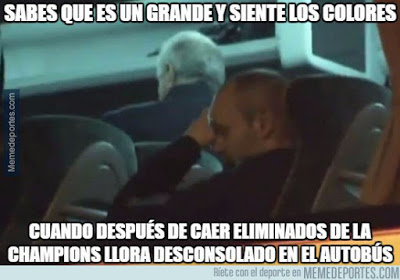 Los mejores memes del sorteo de semifinales Champions League iniesta llora