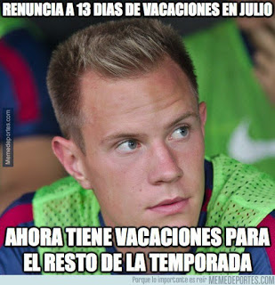 Los mejores memes del sorteo de semifinales Champions League ter stegen