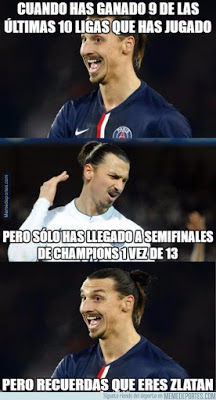 Los mejores memes del sorteo de semifinales Champions League ibrahimovic