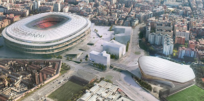 El Nou Camp Nou Espai Barça | Nuevo estadio FC Barcelona imagenes obras