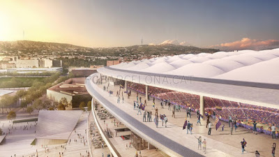 El Nou Camp Nou Espai Barça | Nuevo estadio FC Barcelona imagenes obras