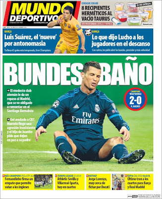 Wolfsburgo le da un baño al Madrid y obliga a la remontada: las portadas