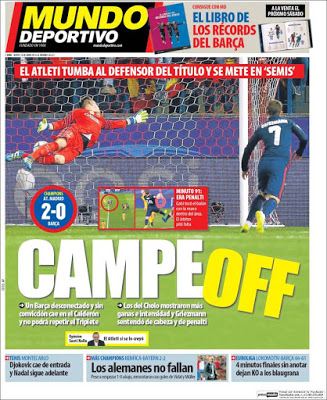 Portada Mundo Deportivo: Campeoff Portada Mundo Deportivo: Campeoff