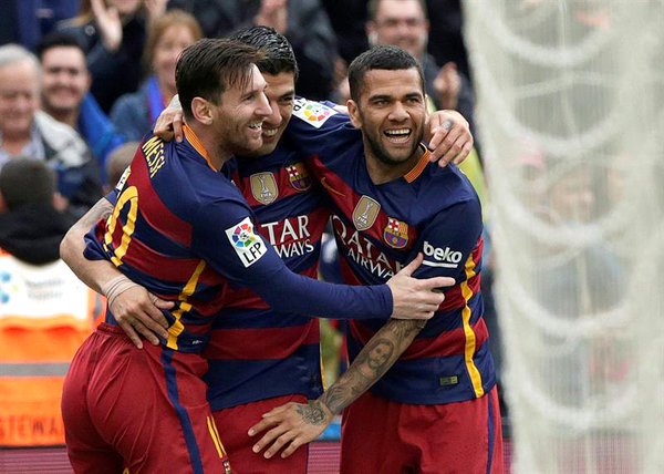 Barcelona 5-Espanyol 0. Jornada 37 Liga Española