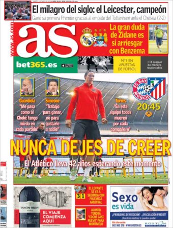 portada-as-nunca-dejes-creer-leicester-campeon