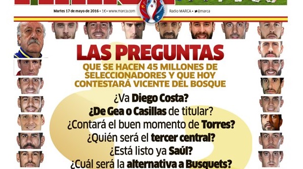 Hoy se conocerá la lista para la Eurocopa, el Barça y el sueño del doblete: las portadas