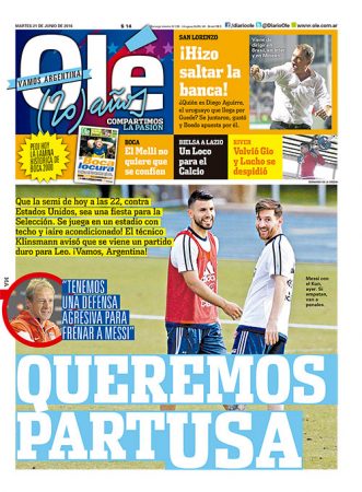 portada-ole-argetnina-copa-america
