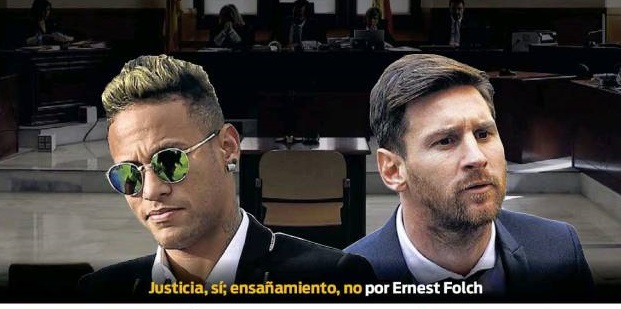 Neymar y Messi ante la justicia Neymar y Messi ante la justicia