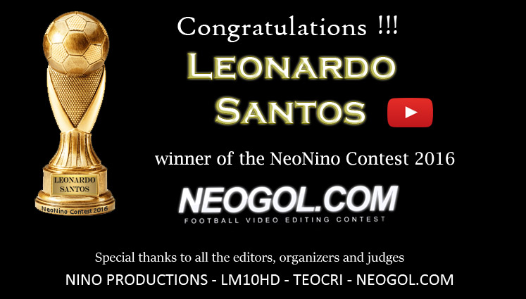 Leonardo Santos ganador NeoNino Contest 2016