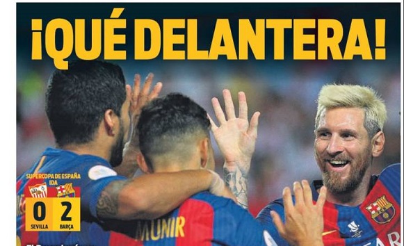 El Barça acaricia la Supercopa; Zidane, obsesión por La Liga: portadas