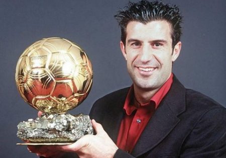 Luís Figo Balón de Oro 2000
