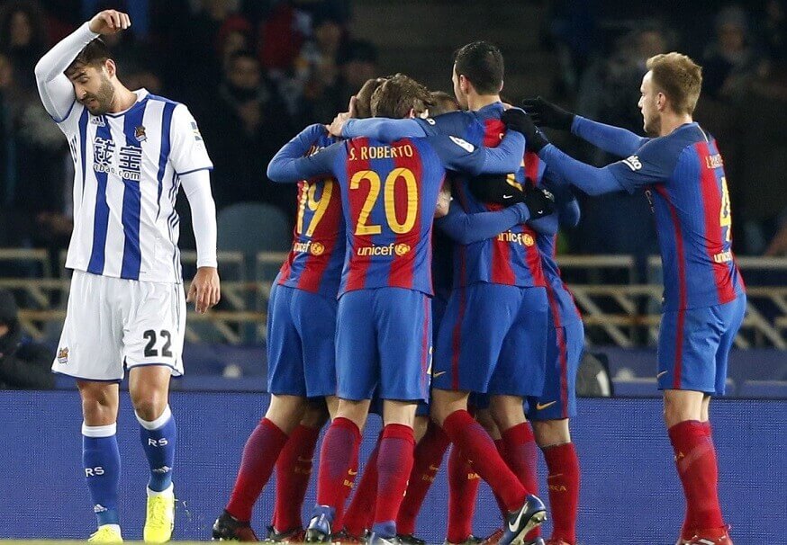 Real Sociedad 0-1 Barcelona | Copa del Rey 2017 Real Sociedad-Barcelona Copa del Rey