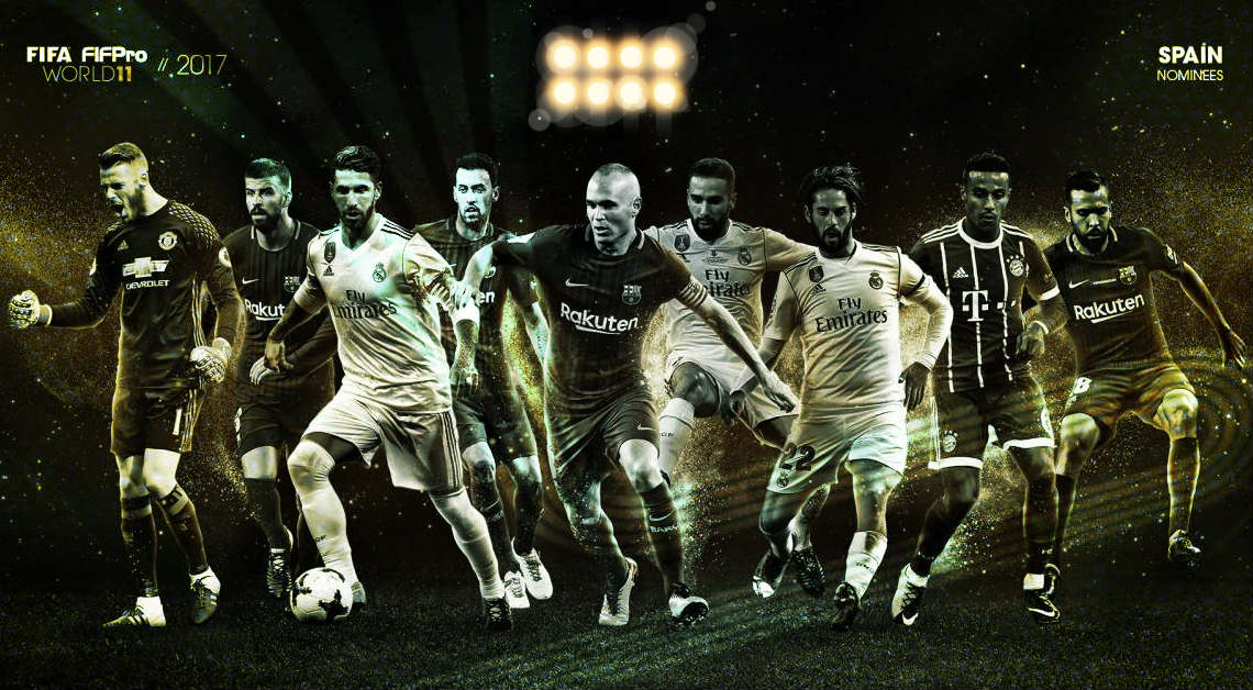 Candidatos al FIFA FIFPro World11 2017 | El once ideal del año Candidatos al FIFA FIFPro World11 2017