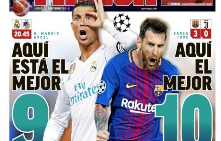 Messi comienza la Champions con todo, hoy el turno de Cristiano | Las portadas Messi comienza la Champions con todo
