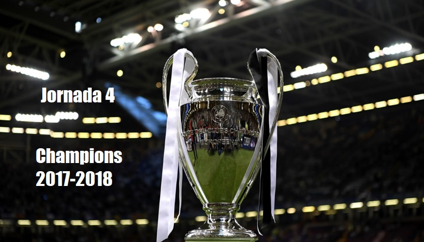 Partidos Jornada 4 Champions League 2017 Partidos Jornada 4 Champions League 2017