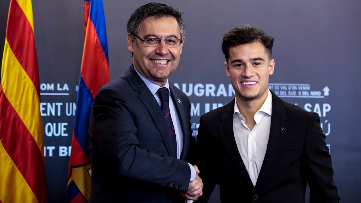Imagenes presentacion Coutinho Camp Nou Imagenes presentacion Coutinho Camp Nou