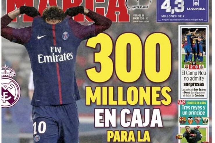 300 millones listos para fichar a Neymar