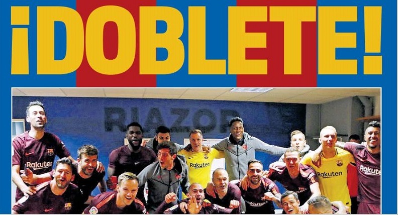 El Barça conquista el Doblete El Barça conquista el Doblete