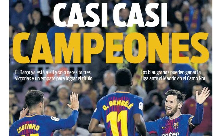 El Barça casi Campeón