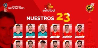 Los 23 Convocados por España para el Mundial de Rusia 2018 | Lista definitiva Convocados España Mundial 2018