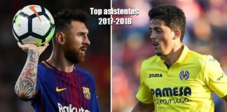 Messi y Fornals Máximos Asistentes de la Liga Española 2017-2018 Messi y Fornals máximos asistentes Liga Española 2017-2018