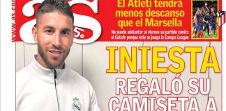 Iniesta regaló su camiseta a Ramos, juego sucio del Madrid | Las Portadas Iniesta regaló su camiseta a Ramos