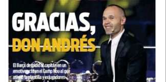 A los pies de Andrés Iniesta, Griezmann quédate | Las Portadas A los pies de Andrés Iniesta