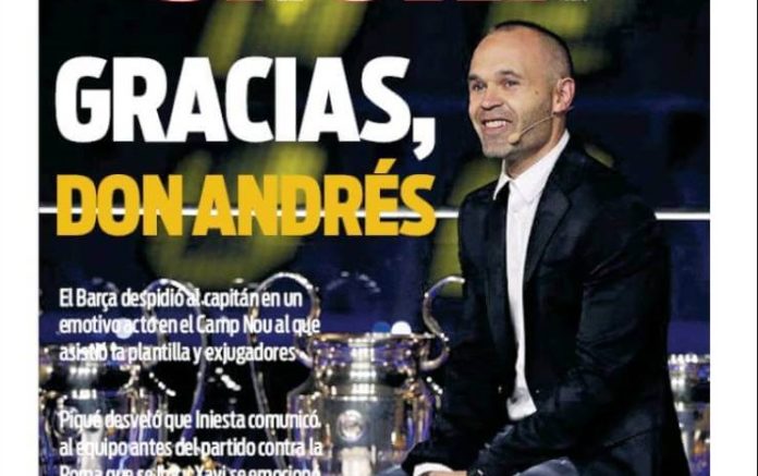 A los pies de Andrés Iniesta A los pies de Andrés Iniesta