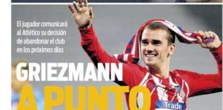 Griezmann a punto, El Atlético festeja hoy en Neptuno | Las Portadas Griezmann a punto