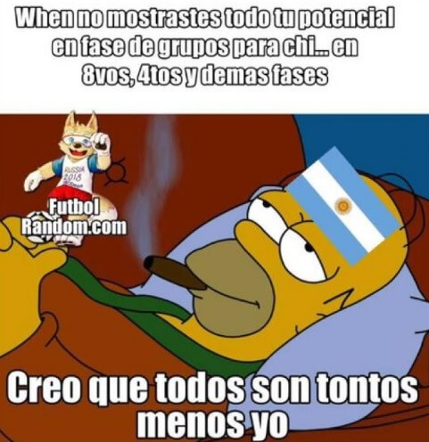 Memes Argentina-Francia Mundial 2018 
