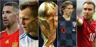 Alineaciones España-Rusia y Croacia-Dinamarca | Octavos de Final Alineaciones España-Rusia y Croacia-Dinamarca