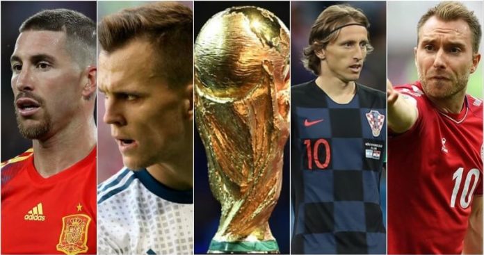 Alineaciones España-Rusia y Croacia-Dinamarca Alineaciones España-Rusia y Croacia-Dinamarca