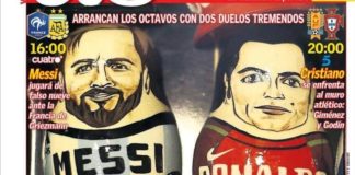 Cristiano y Messi se juegan seguir en el Mundial, arrancan los Octavos | Las Portadas arrancan los Octavos