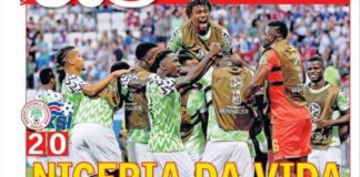 Nigeria da vida a Argentina, Coutinho MVP | Las Portadas Nigeria da vida a Argentina
