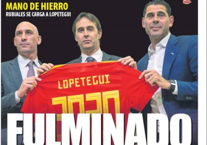 Lopetegui fulminado
