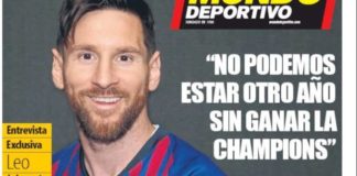 Messi quiere la Champions 2019 y Cristiano renovar con el Madrid | Las Portadas