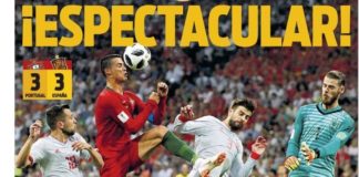 Cristiano amarga el debut de España con un hat-trick | Las Portadas Cristiano amarga el debut de España