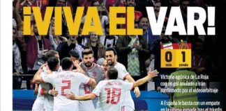 Viva el VAR, agónico triunfo España ante Irán | Las Portadas Viva el VAR
