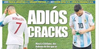 Adiós Cracks, Messi y Cristiano se despiden del Mundial | Las Portadas Messi y Cristiano se despiden del Mundial