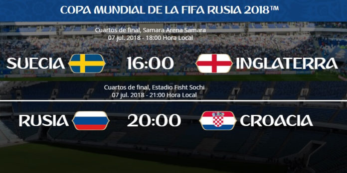 Alineaciones Suecia-Inglaterra y Rusia-Croacia