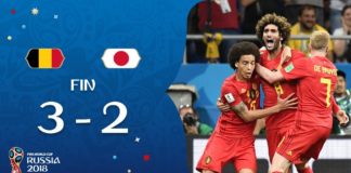 Bélgica le remonta el partido a Japón y está en cuartos de Rusia 2018 Bélgica le remonta el partido a Japón