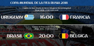 Alineaciones Uruguay-Francia y Brasil-Bélgica | Cuartos de Final Alineaciones Uruguay-Francia y Brasil-Bélgica