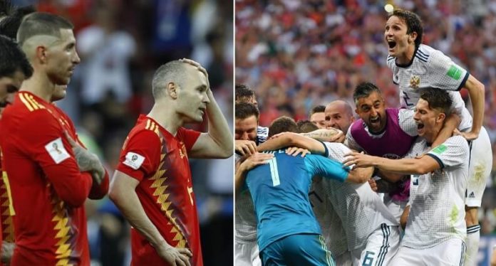 Rusia elimina a España en los penales Rusia elimina a España en los penales